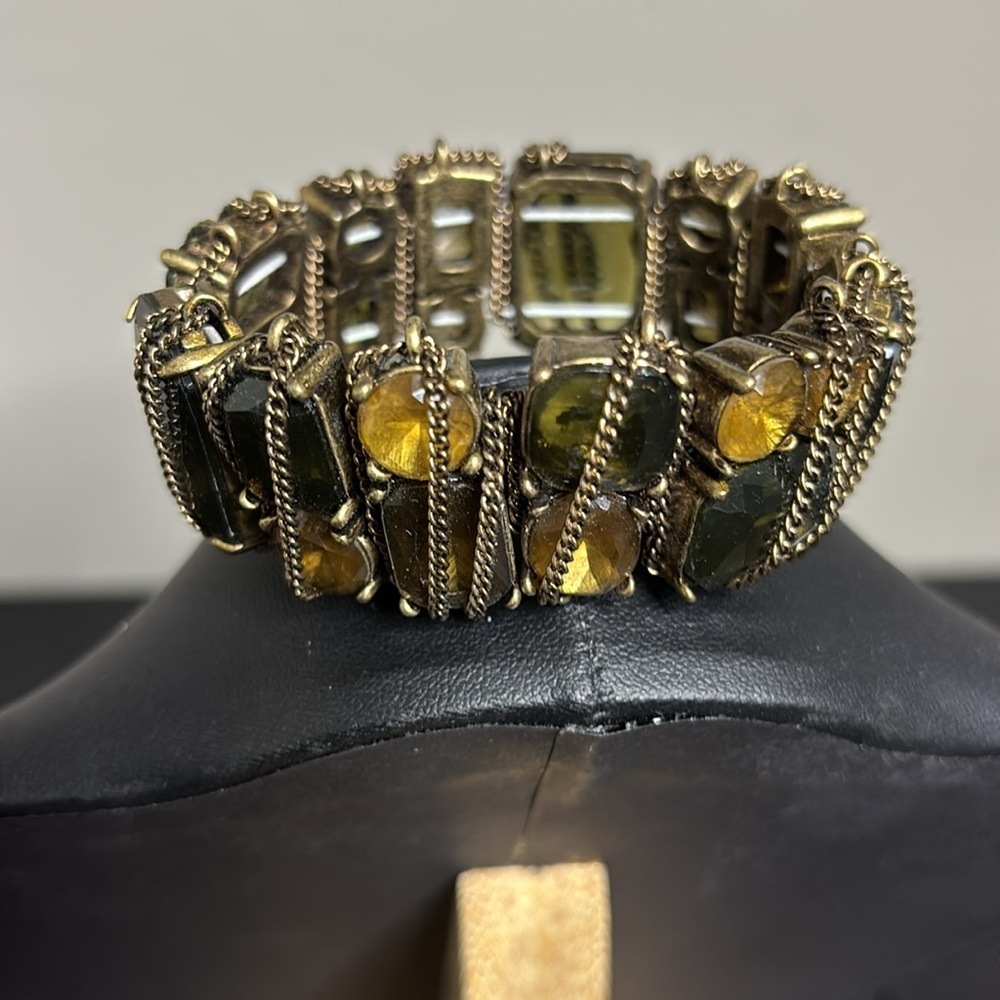 Stella & Dot Retired After The Rain 2011 Semi Precious Faceted Stone Bracelet - Picture 4 of 7